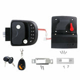 Keyless Entry Door Handle with Keypad and Deadbolt